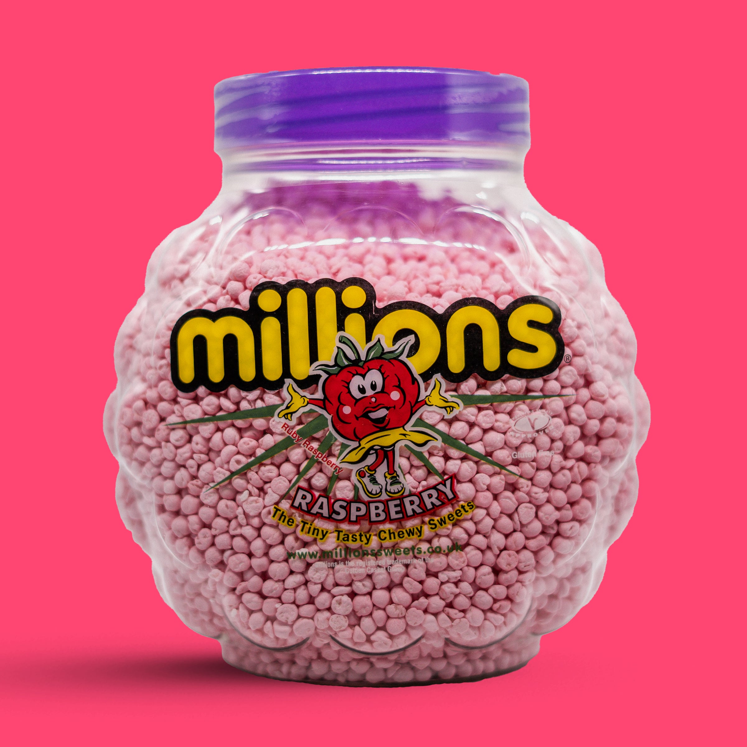 Raspberry Millions 2KG – Shaws Sweets