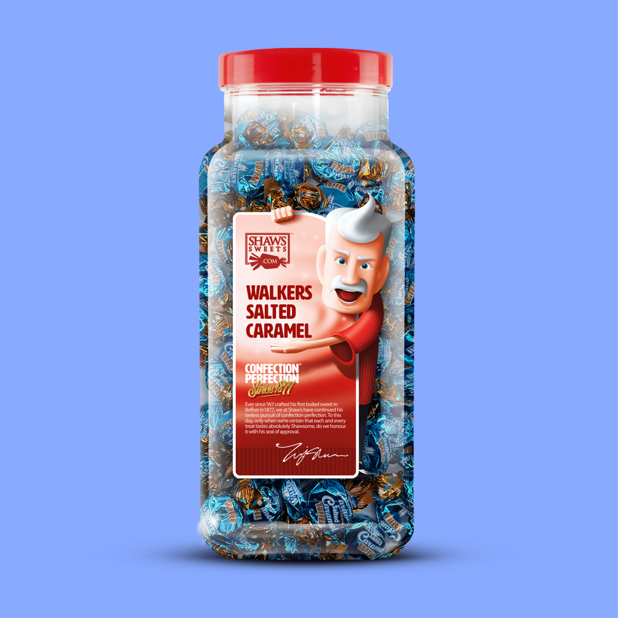 Walkers Salt.Caramel Toffees 1,25kg